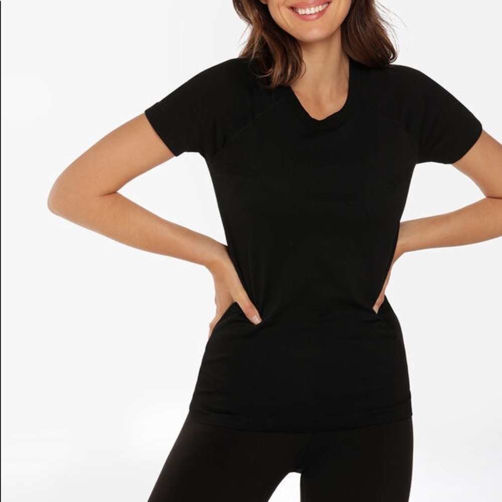 Lorna Jane Perform Seamless Short Sleeve Top, medium